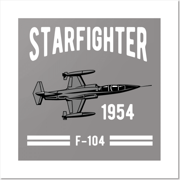 F-104 Starfighter Military Aircraft Wall Art by Mandra